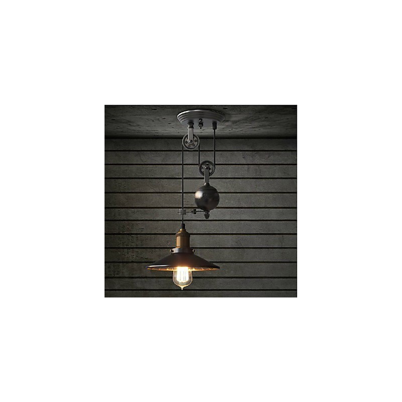 Závesné svetlá Rustic Lodge Vintage Retro vidiecka garáž kovová