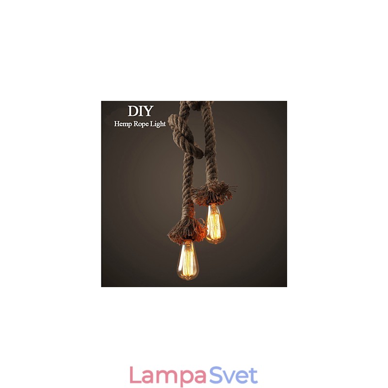 1 Ľahké DIY umelecké konopné lano Ľahké kreatívne konopné lano