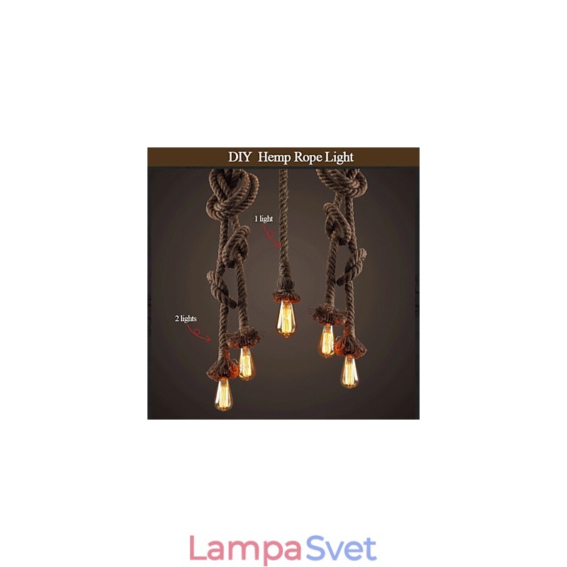 1 Ľahké DIY umelecké konopné lano Ľahké kreatívne konopné lano