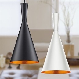 Závesné svietidlo Retro Vintage Tom Dixon Design Black White Závesné lampy typu C Cafe