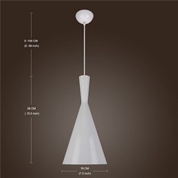 Závesné svietidlo Retro Vintage Tom Dixon Design Black White Závesné lampy typu C Cafe