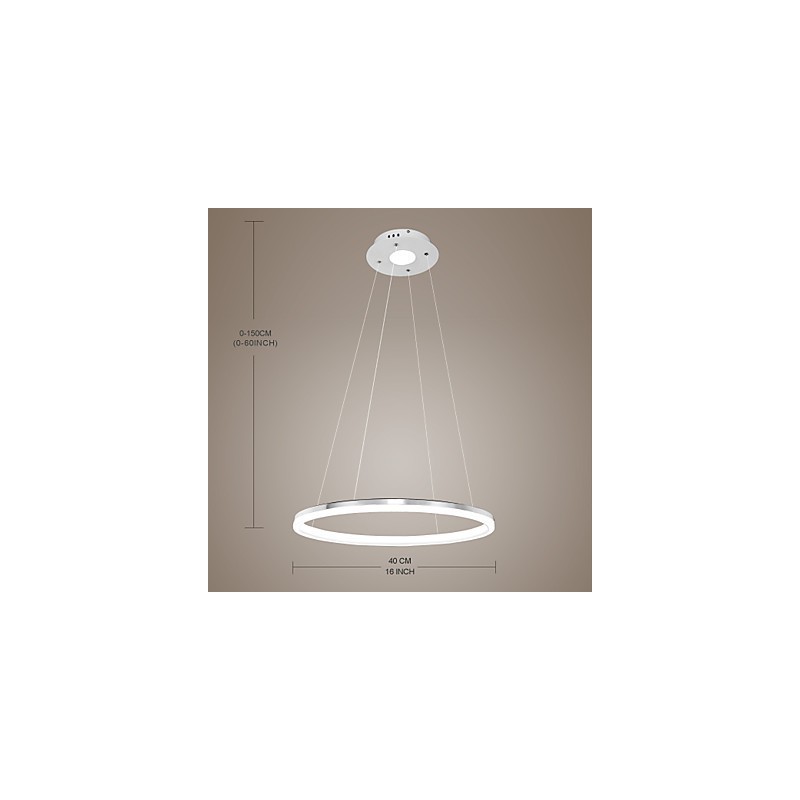 Závesné svietidlo s moderným dizajnom Vysoko kvalitný akrylový prsteň