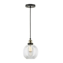 Závesná lampa Industrial Factory Starožitná mosadz Jedno svietidlo Sklenené tienidlo Závesné svetlo kaviarne