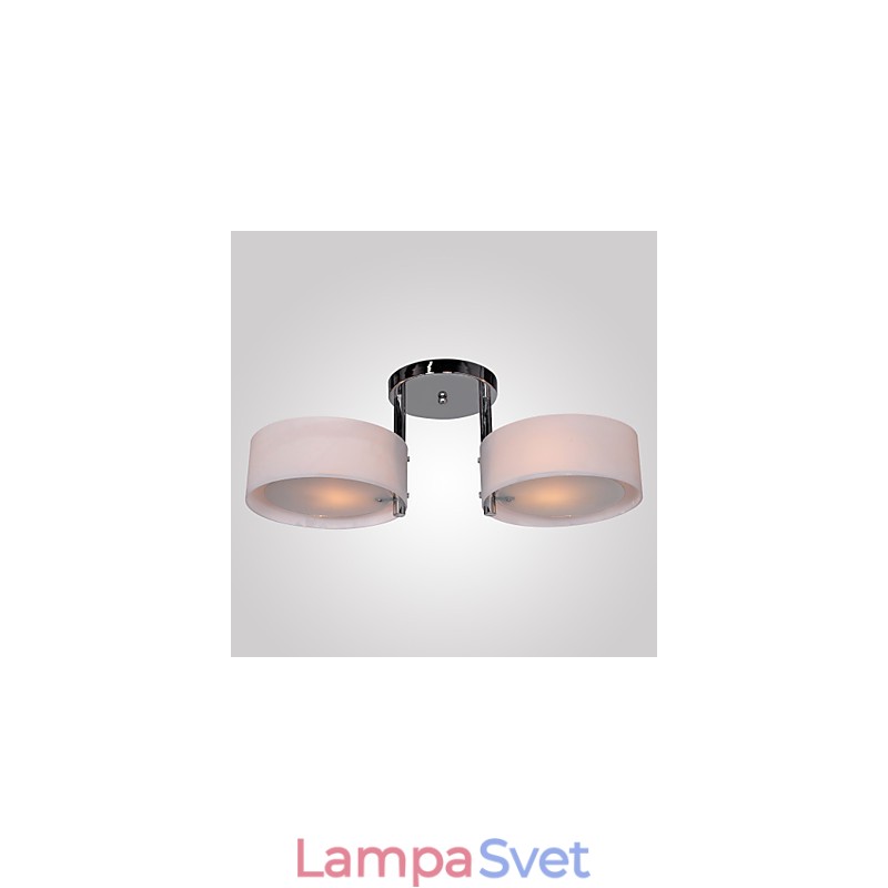 Moderný súčasný chrómový kovový luster pod omietku