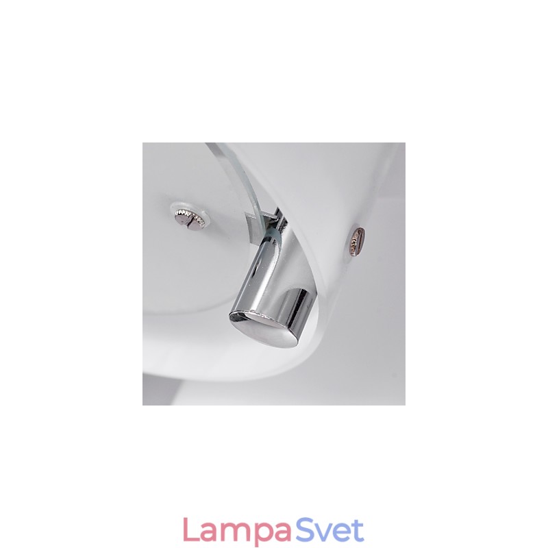 Moderný súčasný chrómový kovový luster pod omietku