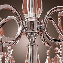 Luster Crystal Modern 2 Tiers Living 12 Lights