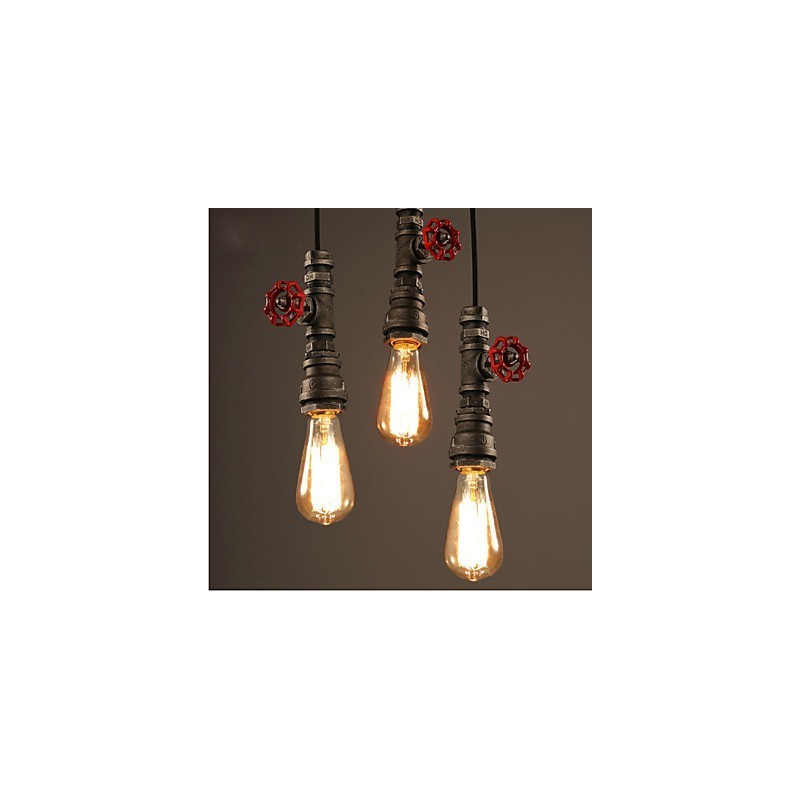 Retro závesná lampa Úloha Ofing Loft Dekorácia Vidiecka priemyselná fajka Závesná lampa