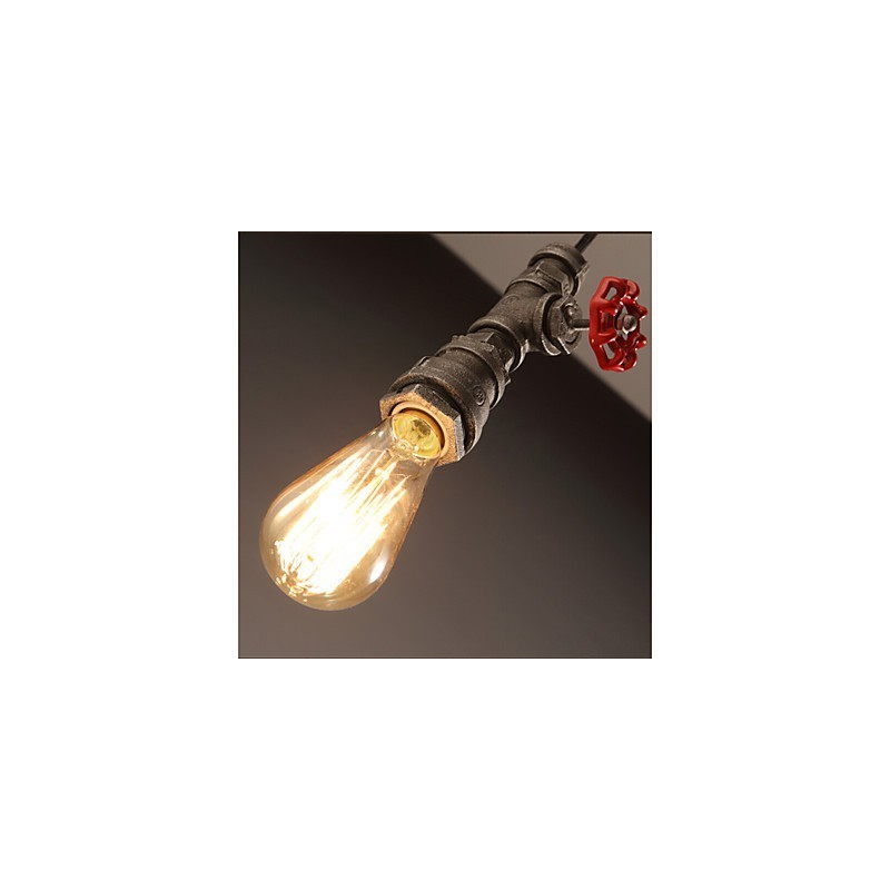 Retro závesná lampa Úloha Ofing Loft Dekorácia Vidiecka priemyselná fajka Závesná lampa