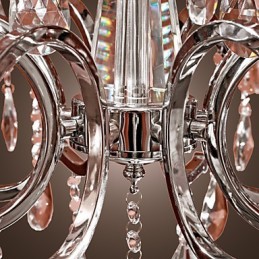 Luster Crystal Modern 2 Tiers Living 12 Lights
