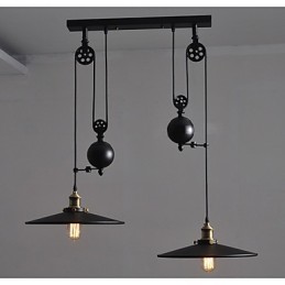 Kreatívne kovové závesné ľahké moderné závesné lampy Cafe závesné svietidlo