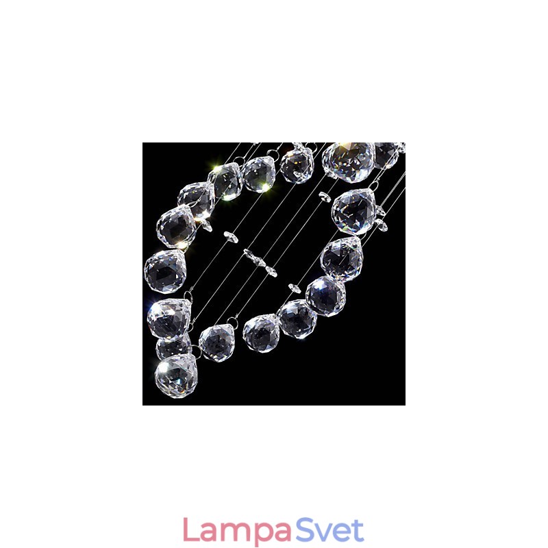 Stropné krištáľové závesné svietidlá 13 svetiel Moderné strieborné Canpoy Transparentné K9 Crystal svietidlá