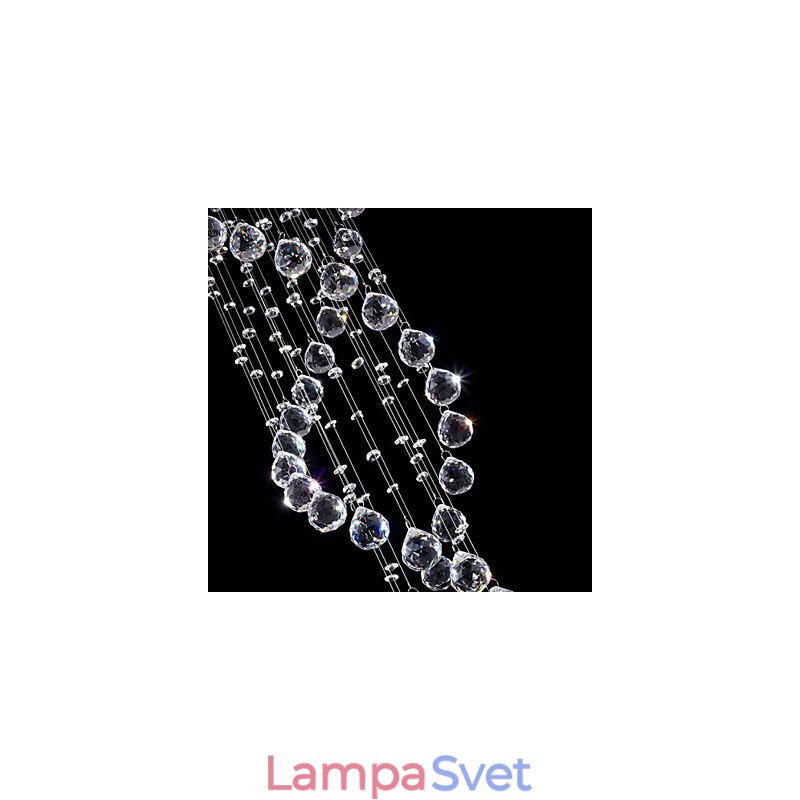 Stropné krištáľové závesné svietidlá 13 svetiel Moderné strieborné Canpoy Transparentné K9 Crystal svietidlá