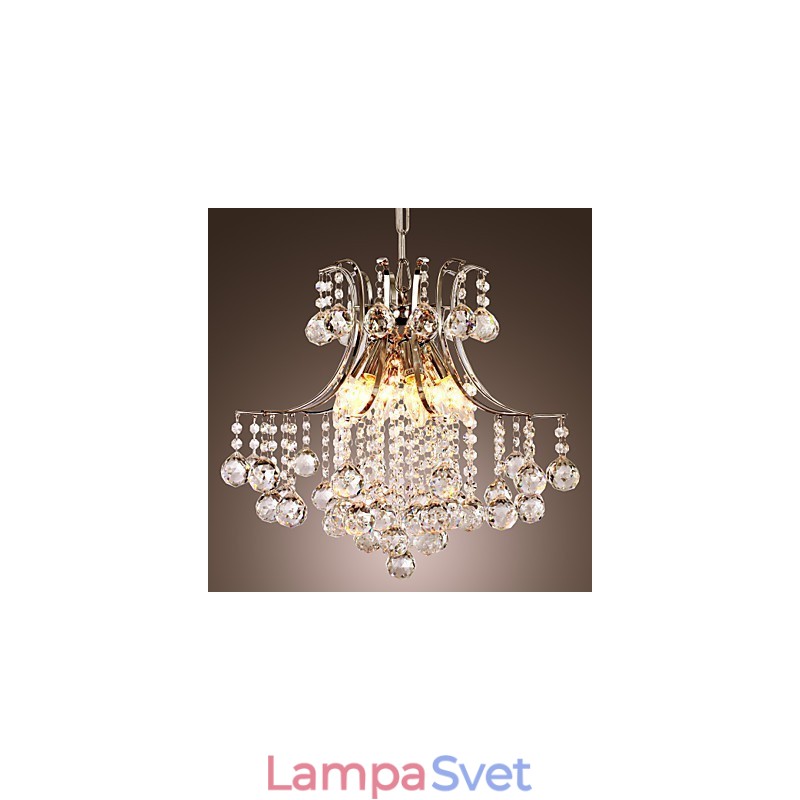 Závesné svietidlo Luxusné moderné Crystal Living 6 svetiel