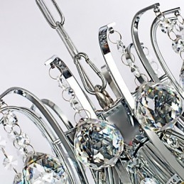 Závesné svietidlo Luxusné moderné Crystal Living 6 svetiel