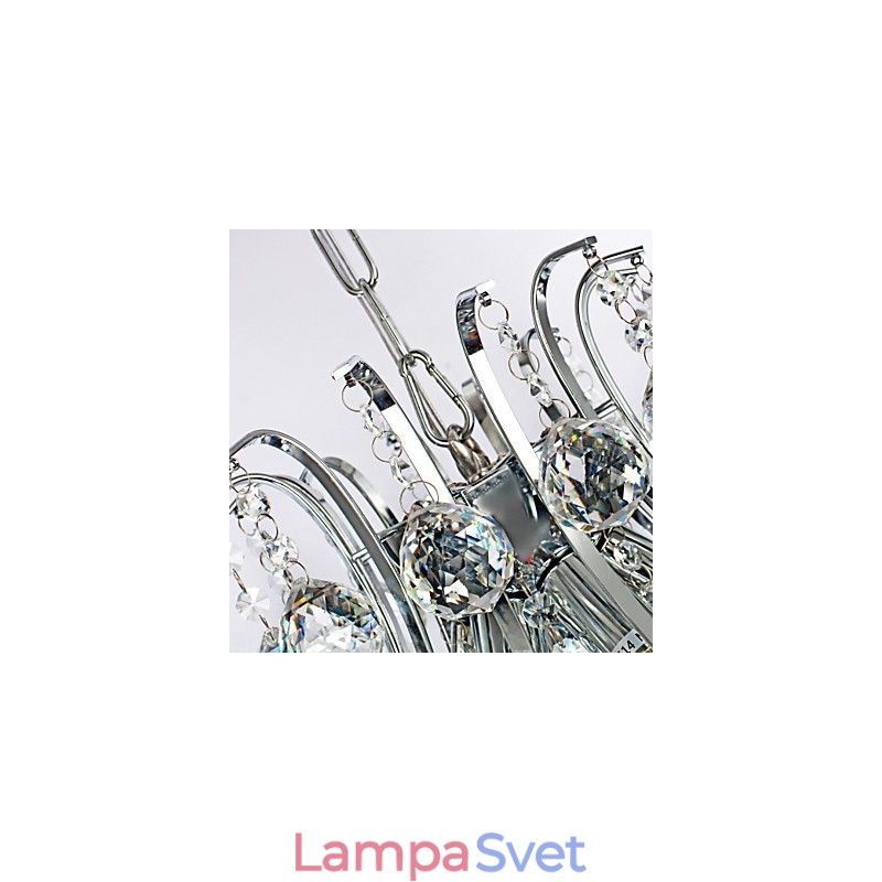 Závesné svietidlo Luxusné moderné Crystal Living 6 svetiel