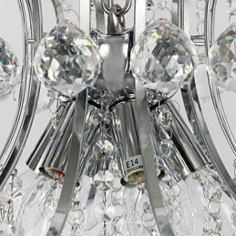 Závesné svietidlo Luxusné moderné Crystal Living 6 svetiel