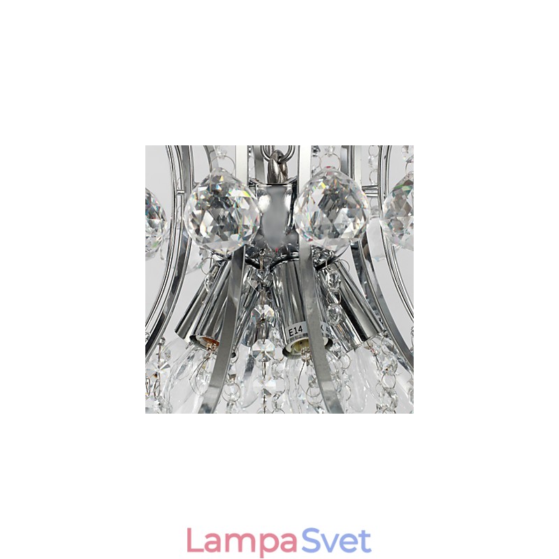 Závesné svietidlo Luxusné moderné Crystal Living 6 svetiel