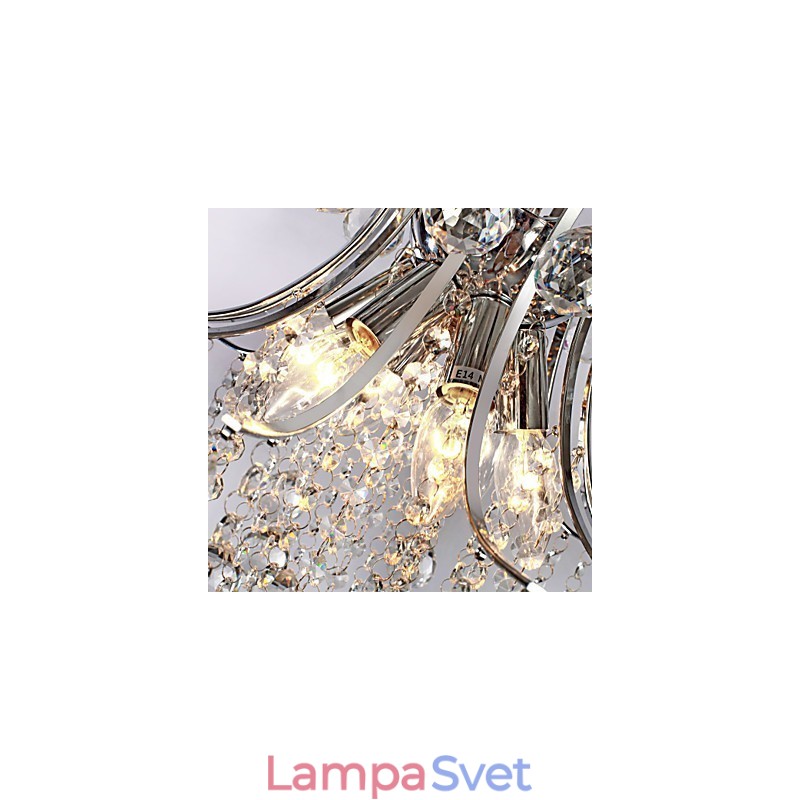 Závesné svietidlo Luxusné moderné Crystal Living 6 svetiel
