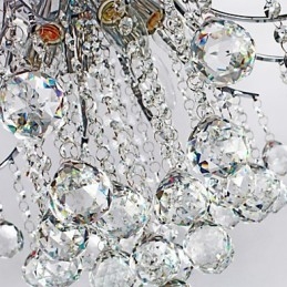 Závesné svietidlo Luxusné moderné Crystal Living 6 svetiel