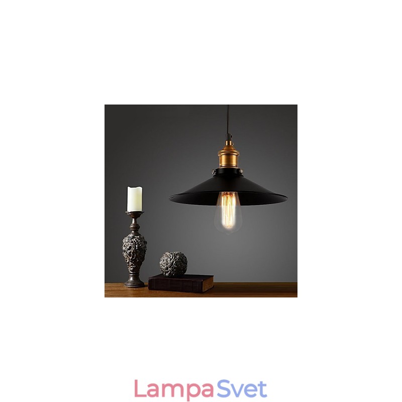 Závesné svietidlo v európskom štýle Retro Classic Art Droplight s priemerom žiarovky 22 cm