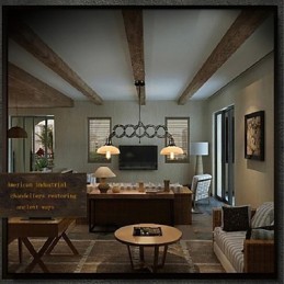 Vintage Stretch Pendant Light Pultové závesné svietidlá Priemyselné Cafe závesné svietidlá Osvetlenie