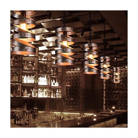 Prívesok 1 Light Vintage Minimalist Iron Paint