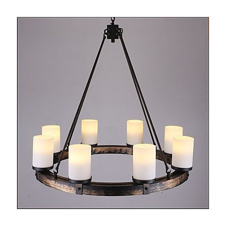 Vintage Old Wood Drevený luster Do