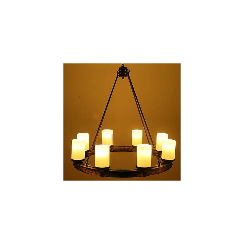 Vintage Old Wood Drevený luster Do