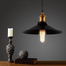 Závesné svietidlo v európskom štýle Retro Classic Art Droplight s priemerom žiarovky 30 cm