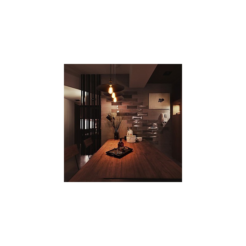 Závesné svietidlo v európskom štýle Retro Classic Art Droplight s priemerom žiarovky 30 cm