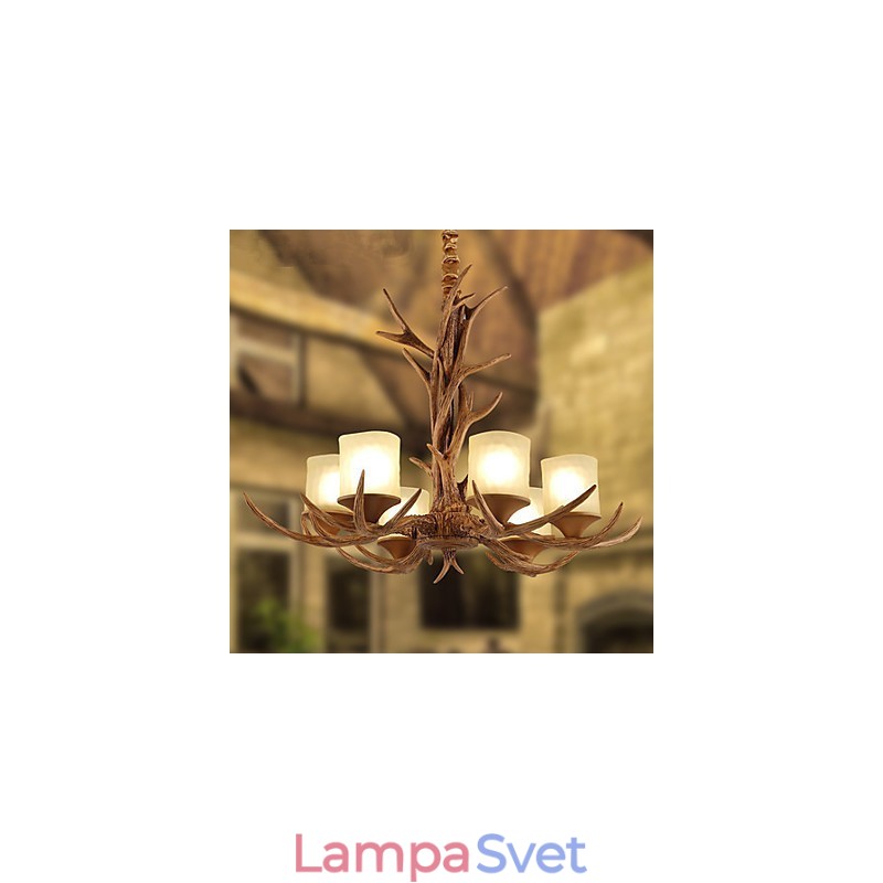 Lustrový prívesok Light Vintage Resin
