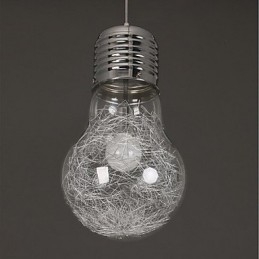 Jednoduché nápady s veľkou žiarovkou sklenený luster droplight lampa