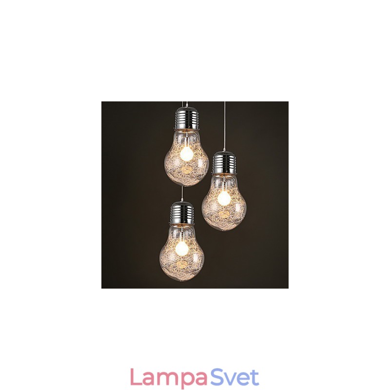 Jednoduché nápady s veľkou žiarovkou sklenený luster droplight lampa