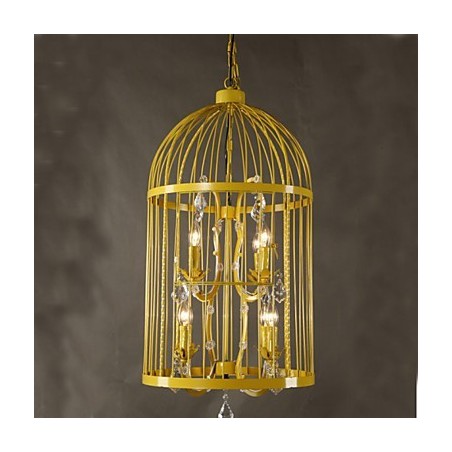 Vintage lampa na schodisko zo železnej klietky Crystal A Vintage lampa na schodisko zo železnej klietky Crystal A