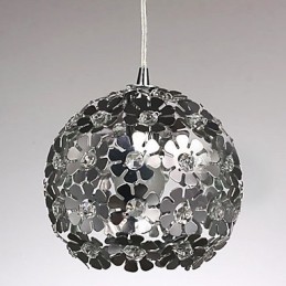 Moderné galvanické závesné svietidlo v mini štýle Globe Crystal Mini