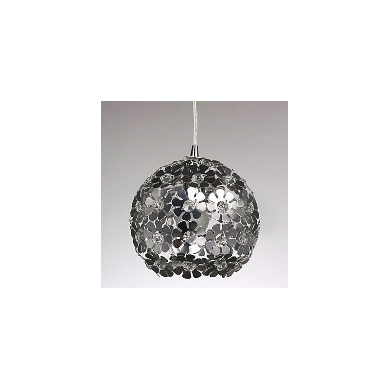 Moderné galvanické závesné svietidlo v mini štýle Globe Crystal Mini