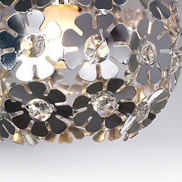 Moderné galvanické závesné svietidlo v mini štýle Globe Crystal Mini