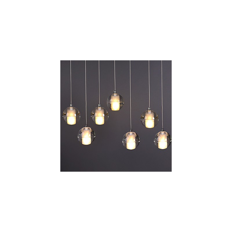 All Over The Sky Star Bocci Droplight Aurora Borealis Moderná sklenená krištáľová lampa