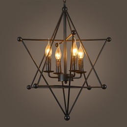 Retro klasické kovové stropné svietidlá Jednoduché závesné svietidlá Závesná kaviarenská lampa
