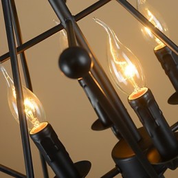 Retro klasické kovové stropné svietidlá Jednoduché závesné svietidlá Závesná kaviarenská lampa