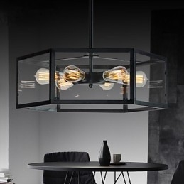 Závesné svietidlá Mini Style Retro Garáž Kovové