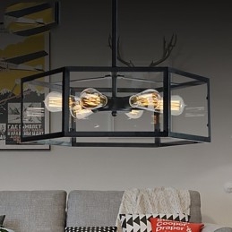 Závesné svietidlá Mini Style Retro Garáž Kovové