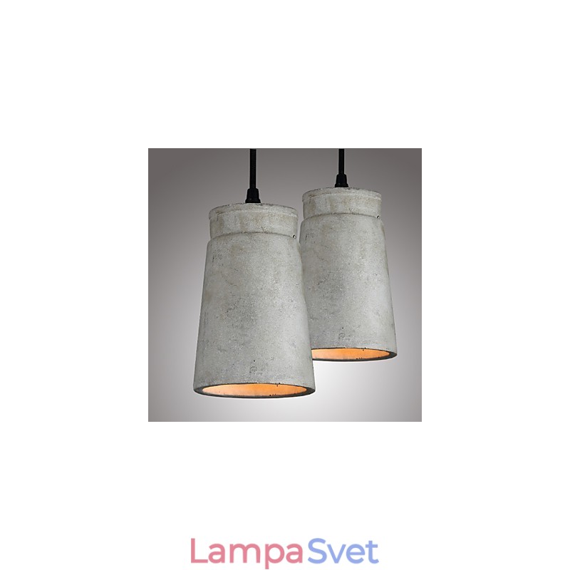 Severské minimalistické retro závesné svietidlo Cement Vintage lampa