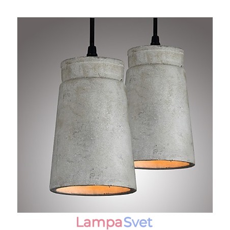 Severské minimalistické retro závesné svietidlo Cement Vintage lampa