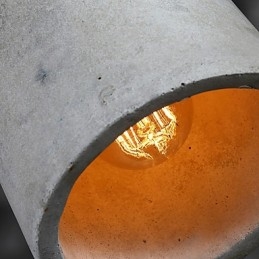Severské minimalistické retro závesné svietidlo Cement Vintage lampa