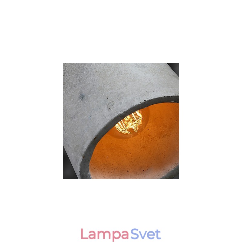 Severské minimalistické retro závesné svietidlo Cement Vintage lampa