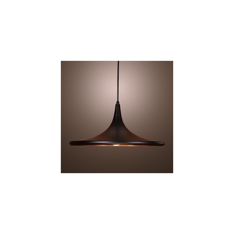 Súčasné hliníkové závesné svietidlo s čiernym tienidlom