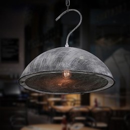 Tienidlo na lampu Čierny kovaný luster Priemyselný sklad Kaviareň Tienidlo na veko