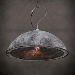 Tienidlo na lampu Čierny kovaný luster Priemyselný sklad Kaviareň Tienidlo na veko