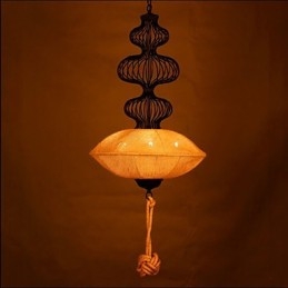 Severské retro priemyselné konopné kreatívne lampy do klietky